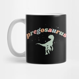 Pregosaurus. Maternity Pregnancy Announcement, baby, dino Mug